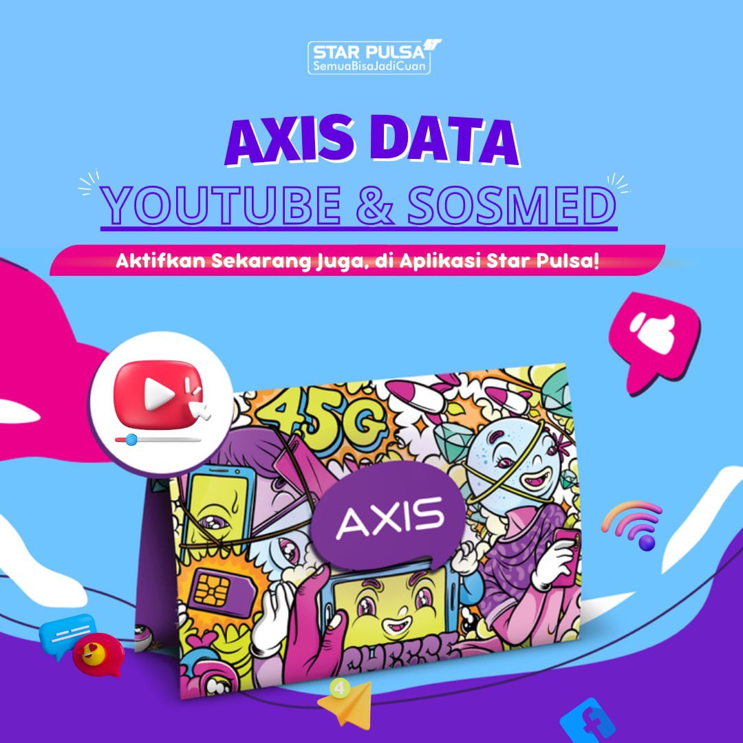 axis data youtube sosmed